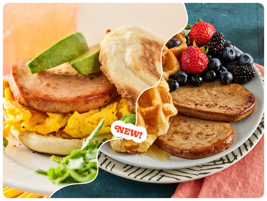 We’ve cooked up something new just for you – introducing Mycelium Breakfast Patties!