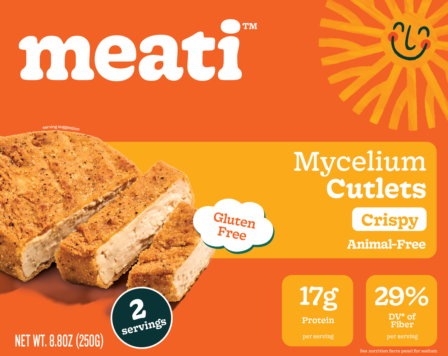 meati Mycelium Cutlets sliced