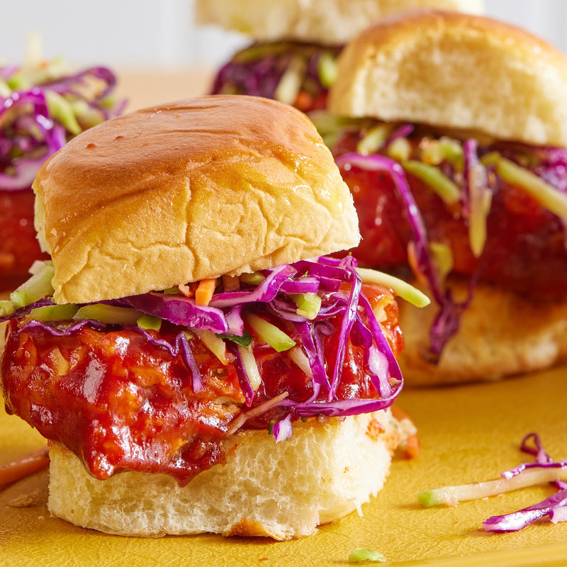 Crispy Cutlet Asian BBQ Sliders
