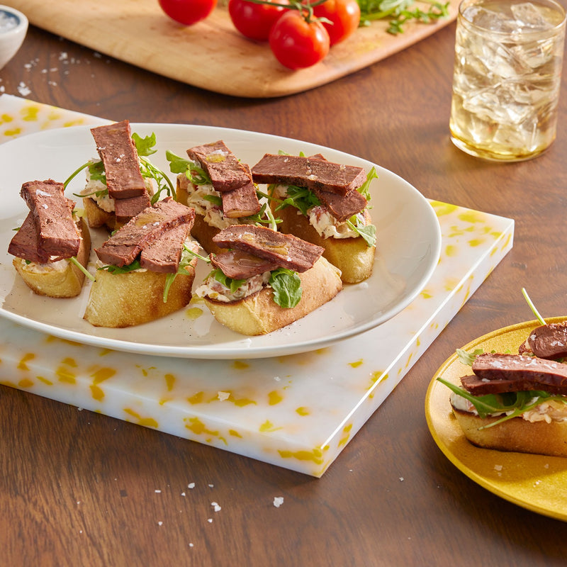 Grilled Classic Steak & Tomato Bruschetta