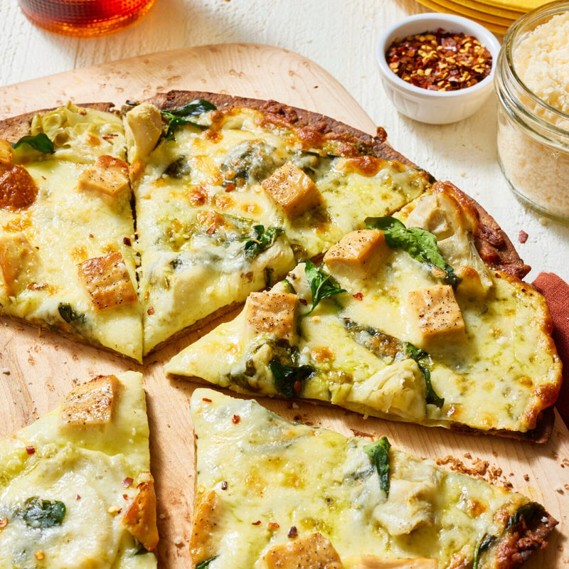 Classic Cutlet and Pesto Pizza