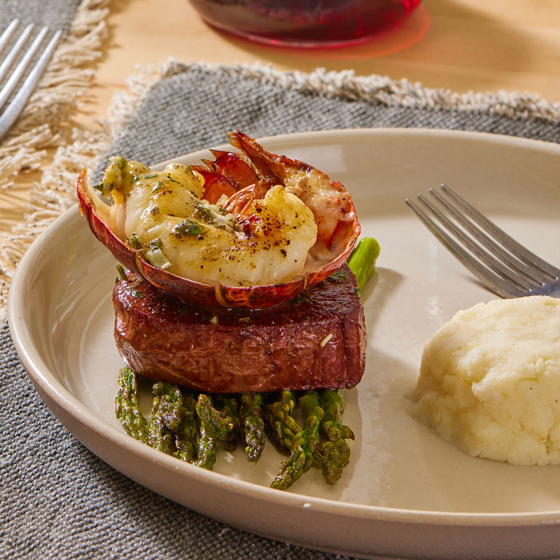 Classic Steak with Maine Lobster Tails