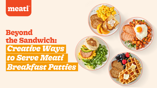Meati Breakfast Patties recipes breakfast patty meal ideas breakfast recipes without sandwiches creative breakfast patty recipes mycelium breakfast patties