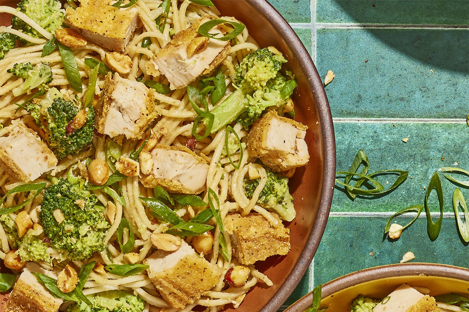Meati™ Peanut Noodles with Crispy Cutlets recipe