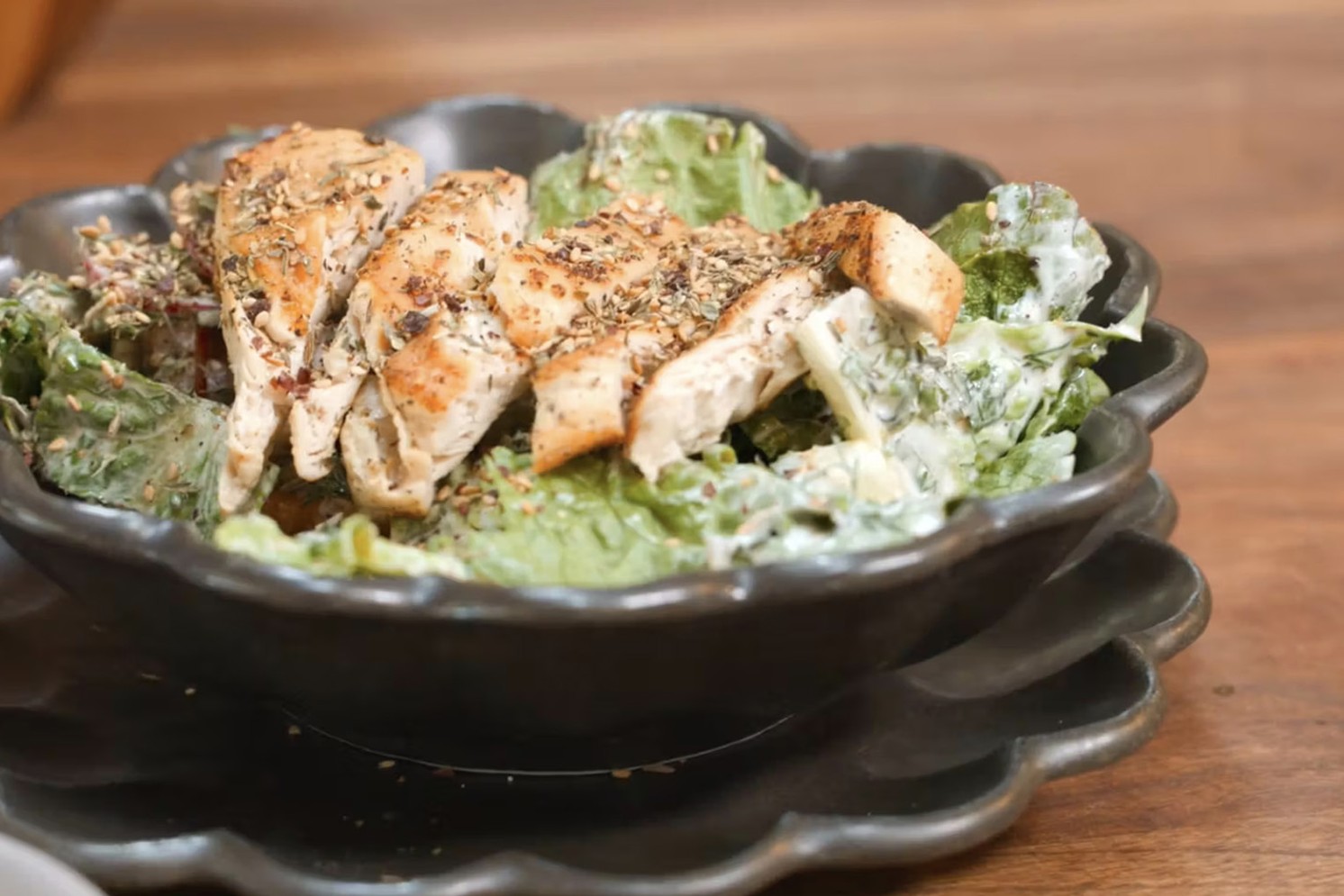Meati™ Fattoush with Tahini Ranch Dressing and Classic Cutlets recipe