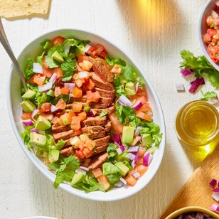 Meati™ Carne Asada Burrito Bowl recipe