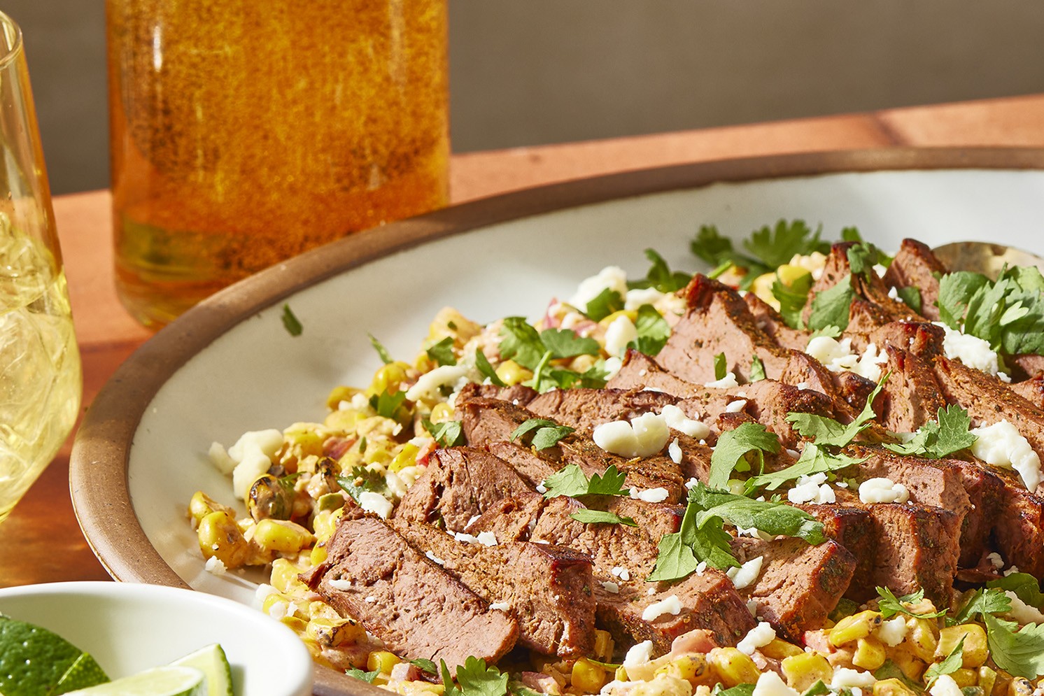 Meati™ Elote Salad with Carne Asada recipe